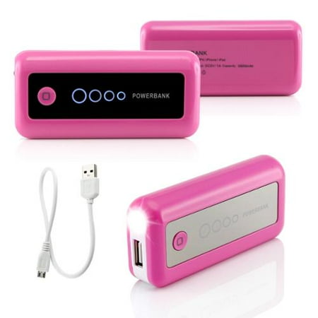 Universal Portable Usb Charger - 5600mAh Universal Power Bank Backup External Battery Pack Portable USB Charger - White