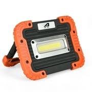 Aain Portable LED Work Light,Rechargeable LED Work Lamp Built-in Power Bank, for Outdoor Camping, Car Repairing, Orange