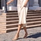 thumbnail image 4 of Sandalias con tiras Heels wetkiss Gold Kitten para mujer, talla 7.5, 4 of 8