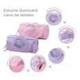 thumbnail image 3 of Estuche Para Lapices Gran Capacidad Tres Capa Organizadoras ROSA, 3 of 5