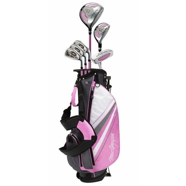 MacGregor Golf DCT Junior Girl Golf Clubs Set with Bag, Right Hand Ages