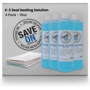 Save On Postage Ink E-Z Seal Envelope Sealing Solution, Sure Seal Moistener, 4 Pint Size Bottles