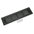 thumbnail image 3 of Air Vent Louver, 300x80mm Light ABS  Cabinet Vent Cover HVAC System  Waterproof  Rectangle  Easy Clean  For RV Bus Trailer Kitchen , 3 of 8