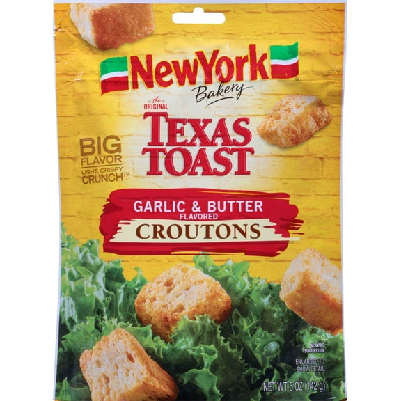 New York Texas Toast Garlic and Butter Crouton, 5 Ounce -- 12 per case