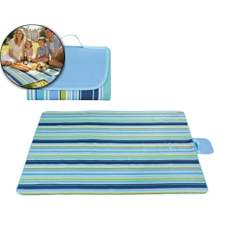 Picnic Blanket Beach Blanket 70 x57 Large Sand Proof Waterproof Camping Portable Travel Blanket Play Mat for Outdoor Indoor Family Beach Park Grass Hiking Music Festival
