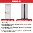 thumbnail image 3 of TETSELF Magnetic Screen Door, 83" x 39", Black, Heavy-Duty Mosquito Mesh, Drill-free Installation For Entry, Bedroom & Patio Doors, 3 of 8