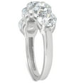 thumbnail image 2 of Pompeii 3 3/4 Ct EX3 Lab Grown Diamond Five Stone Wedding Ring 14k White Gold (GH,SI1-SI2), 2 of 4