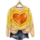 thumbnail image 4 of Uootdi Valentine's Day Sweatshirt for Women Crew Neck Love Heart Printed Graphic Sweatshirts Casual Holiday Long Sleeve Graphic Tee Tops Gift, 4 of 9