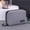 Gray, variant on Men's Hanging Water Resistant Travel Toiletry Bag, Multi Compartment Foldable Shaving Dopp Kit