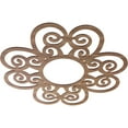 thumbnail image 2 of 34"OD x 11 5/8"ID x 3/8"T Cohen Wood Fretwork Pierced Ceiling Medallion, Walnut, 2 of 3