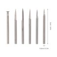 thumbnail image 2 of WEUVEB 12Ud Accesorios De Brocas Para Tallado Y En Madera Color Plata Resistente, 2 of 8
