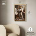 thumbnail image 5 of Painterly Tiger Canvas Vintage Portraits by Art Remedy, Gold Frame, 16" x 24", 5 of 7