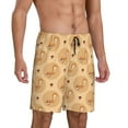 thumbnail image 2 of Fotbe Squirrel And Nuts Pantalones Cortos de Pijama para Hombre, Ropa de Dormir, Pantalones de Pijama Cortos para Hombre-Medium, 2 of 6
