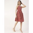 thumbnail image 3 of Moomaya Printed Sleeveless Cotton Dress, Buttoned Midi With Pockets, Summer Dress, 3 of 8