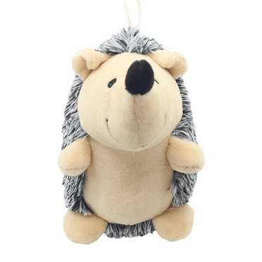 Dog Squeaky Toys Hedgehog Stuffed Plush Chew Interactive for Small Medium and Large Dog,A