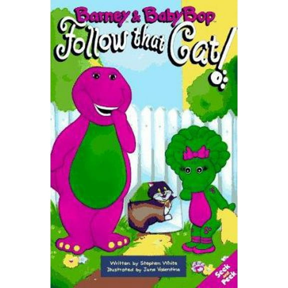 Pre-Owned Barney and Baby Bop Follow That Cat! (Board book) 1570640815 9781570640810