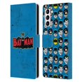 thumbnail image 1 of Head Case Designs Officially Licensed Batman DC Comics Vintage Fashion Distressed Logo Leather Book Wallet Case Cover Compatible with Samsung Galaxy S21+ 5G, 1 of 6