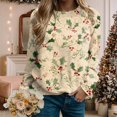 thumbnail image 7 of Jkety Ugly Sweater Christmas Women Christmas Sweatshirts for Women 2025 Crew Neck Winter Holiday Cute Pullovers Yellow,XL, 7 of 7