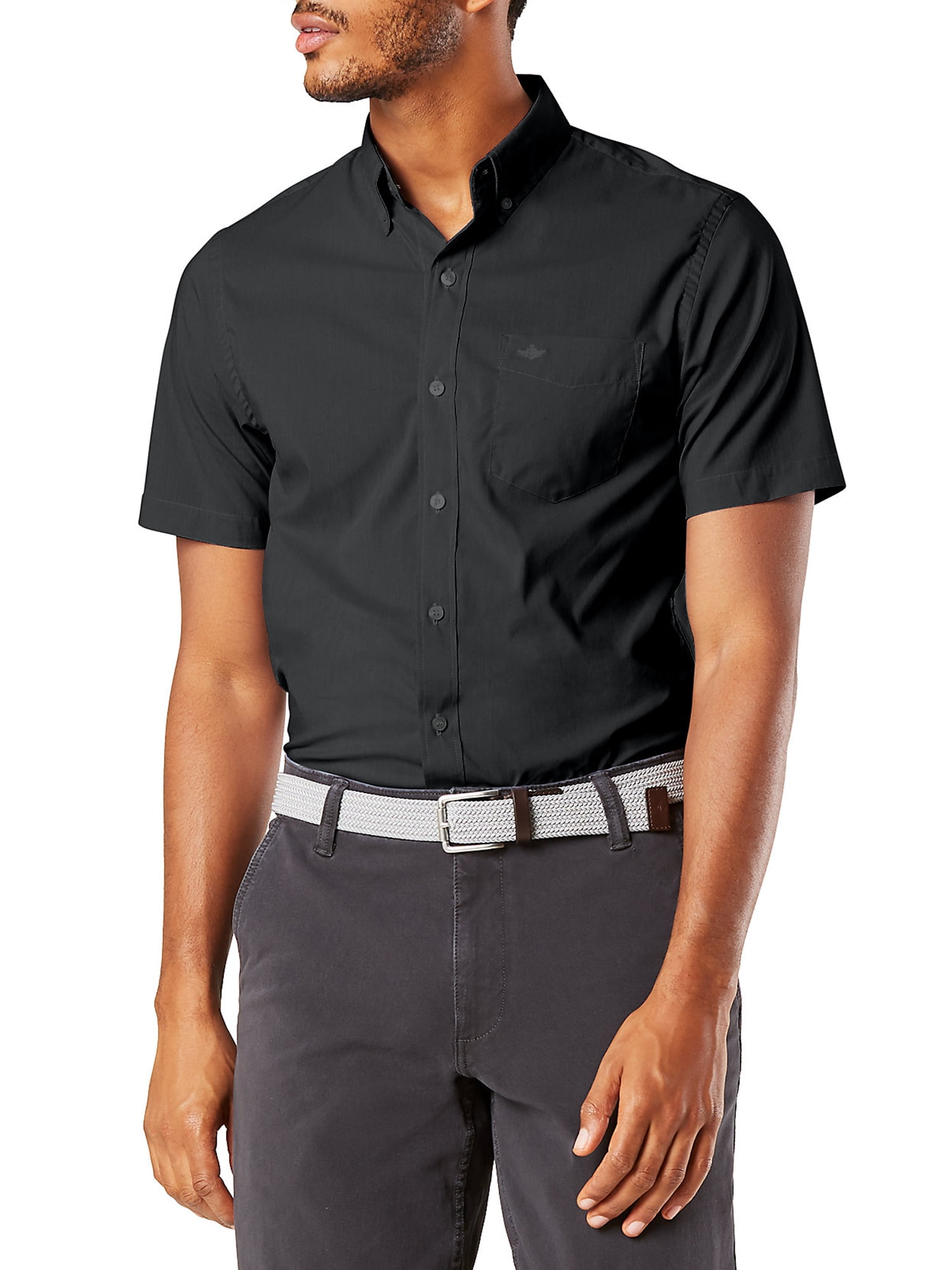 big w mens black shirt