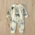 thumbnail image 5 of JAHH Easter Romper for Toddlers Easter Girls Long Sleeve Fall Winter Baby Bunny Spring Baby Bodysuit Crawling Suit Hooded Clothes for Versatile Soft Comfortable Clothing(3-6 Months,Beige), 5 of 8