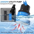 thumbnail image 2 of Bomba de agua sumergible FOTING 1/2HP con base de acero inoxidable, 2 of 9