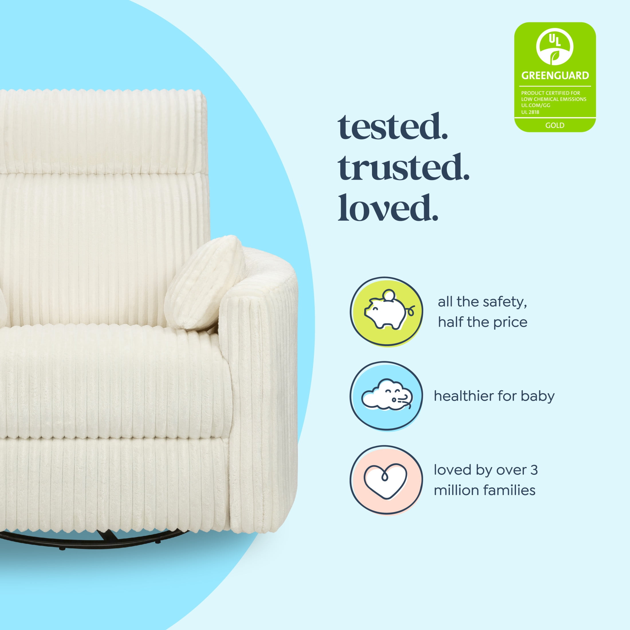 DaVinci Atlas Swivel Recliner