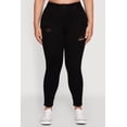 thumbnail image 4 of Women's Plus Size High Waisted Distressed Skinny Jeans, 4 of 5