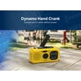 thumbnail image 4 of Emerson ER-7050 Emergency AM/FM Radio with Weather Band and Power Bank, Yellow, 4 of 12