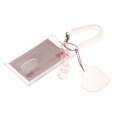 thumbnail image 2 of Soporte de acrílico transparente para sesión fotográfica, funda para tarjeta de identificación, fundas para fotos, llavero portátil para tarjeta de id Rosado Sunnimix Titular de la tarjeta fotográfica, 2 of 7
