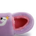 thumbnail image 4 of JACKSHIBO Toddler Slippers for Girls Boys Soft Plush Inner Slip-on House Slippers for Kids Purple, 4 of 7