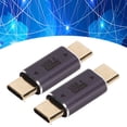 thumbnail image 4 of Adaptador Tipo C Macho A Tipo C Macho, Conectores Chapados En Oro Tipo C A Tipo C Adaptador 40Gbps 100W Para Teléfono Inteligente, 4 of 7