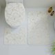 thumbnail image 4 of Set de Alfombra de Baño Pequeño Pelo de Conejo Inodoro Caliente Set de 3 Piezas Baño Alfombra de Cubierta Alfombra Alfombra de Baño Alfombra de Piso Alfombra de Pie Cómoda Absorbente, 4 of 6