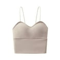 thumbnail image 1 of Chbgutlmr Camisole Tops for Women Sleeveless Slim Fitted Solid Color Spaghetti Strap Backless Going out Tops, 1 of 2