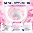 thumbnail image 4 of Toilet Bowl Cleaner Tablets, 8 Count – Fizzing Drop In Tabs Remove Limescale, Calcium & Rust – No Scrub Foaming Action, Vegan & Cruelty Free, Fresh Peony Scent, 4 of 4