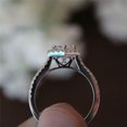 thumbnail image 5 of K-KED Fashion 925 Silver Filled Ring Women Cubic Zircon Wedding Ring Sz 6-10-7, 5 of 6
