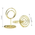thumbnail image 3 of 20Pcs Mini Place Card Holders, 2Inch Cute Table Number Holders, Classy Table Card Holder Table Pictu Gold metal, 3 of 7