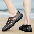 thumbnail image 3 of Women's Fashion Hollow Soft Water Shoes Summer Breathable Garden Beach Sandals Wear soft-soled cap-toe sandals, 3 of 13