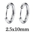 thumbnail image 1 of Pendientes de personalidad, pendientes de moda, pendientes pequeños de joyería de acero inoxidable para hombre, ideales para hombres y mujeres., 1 of 6