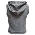 thumbnail image 3 of Playera Danskin para Mujer, Deportiva con Capucha Gris Jaspe Talla G, 3 of 4