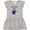 AC-Heather Grey, variant on Inktastic Happy Birthday, Papa- Cute Penguins Girls Baby Dress