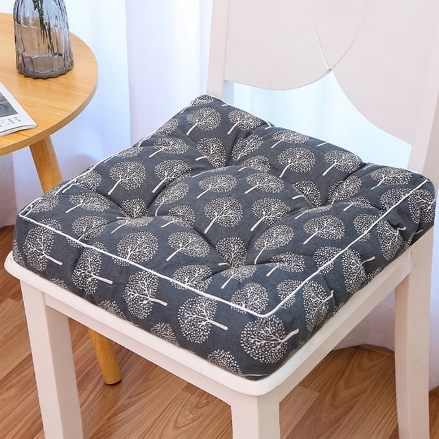 Dvkptbk Square Polyester Cotton Cushion Chair Office Cushion Classroom Stool Student Butt Pad Chair Cushion Floor Butt Pad Squares Cotton and Linen Cushion Squares Chair Cushion Home Essentials