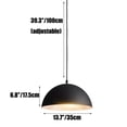thumbnail image 2 of Glossy Dome Colorful Pendant Light Fixture, Minimalism Semicircle Metal Aluminum Pendant Lamp, Retro Ceiling Pendant Light, Pendant Lighting for Kitchen Island Dining Room Table, 2 of 7
