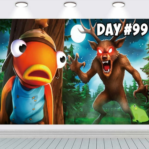 Forest Survival 99 Nights Taspestry Wall Decor Party Supplies Background BackdropBanner Poster Decor Decorations
