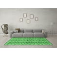 thumbnail image 3 of Ahgly Company Indoor Rectangle Abstract Emerald Green Modern Area Rugs, 2' x 3', 3 of 4