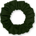 thumbnail image 3 of Scrunchies Cotton Knit Jumbo Size 3-Pack Ponytail Holder Made in USA Scrunchie King Olive Dark, 3 of 6