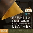 thumbnail image 3 of Qucyy Leather Desk Pad (Real) Leather Desk Mat Set (32x16) Large Desk Cover Desk Blotter Desk Protector Computer Mat for Keyboard Gaming Mouse Pad Table Laptop Office Desktop Accessories, 3 of 5