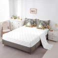 thumbnail image 5 of Homewish Cute Gnome 7-Piece Twin Bedding Sets,Colorful Flower Tulip Bedding Comforter Set,White Black Classic Checkered Sheet Sets For Girls Kids,Luxury Bedroom Decor Reversible, 5 of 8