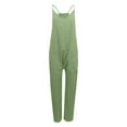 thumbnail image 4 of Women's Loose Overalls with Large Pockets - Strap Design, Casual Summer Jumpsuit, Polyester-Spandex, 4 of 4