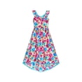 thumbnail image 1 of Robe Fille Fleur Coton Décontractée Été Plage Vacances 7 Ans, 1 of 5