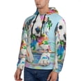 thumbnail image 3 of Naloa A Funny Little Dalmatian Puppy Men's Casual Hooded Collar Drawstring Hoodies Pullover Sweatshirts Casual Long Sleeve Shirts-4X-Large, 3 of 7